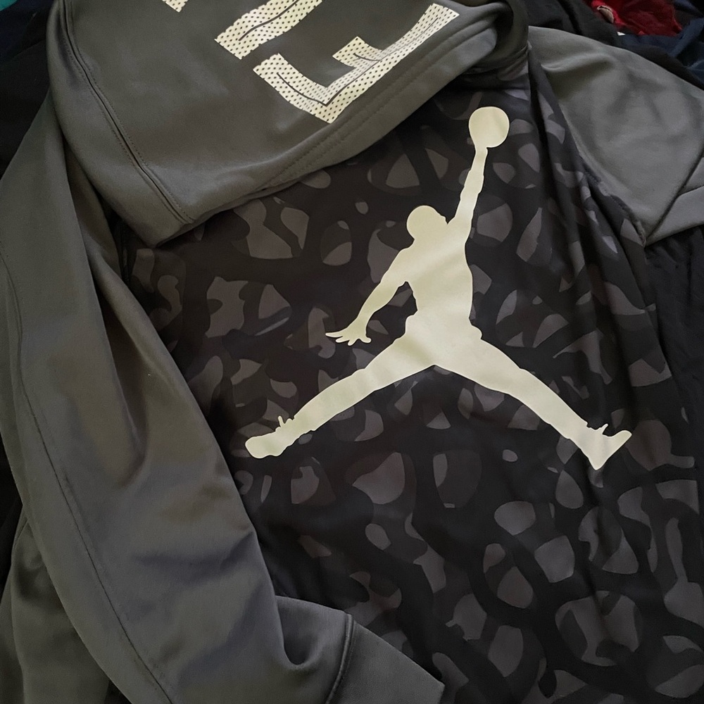 Jordan’s hoodie